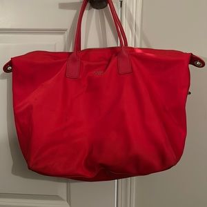 Large red kate spade tote